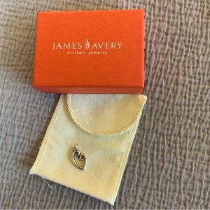 Brand new James Avery “Delicate Mother’s Love” heart charm, sterling silver